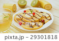 Fritters with fresh fruits and berries 29301818