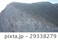 Aerial view of funicular in the fog, Crimea, Ay Pe 29338279