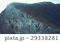 Aerial view of funicular in the fog, Crimea, Ay Pe 29338281