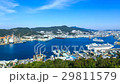 鍋冠山　客船の入港と長崎市街地を望む 29811579