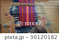 Indonesia, Bali. weaver makes tapestry manually 30120182