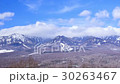 Yatsugatake山峰在冬季時間流逝長野縣Nanamaki村Nobeyama從Hirasawa Pass天文台 30263467