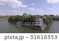 名古屋城　空撮　青空 31618353