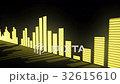 Glow yellow - golden color audio equalizer bars 32615610