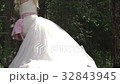 bride on a swing in wedding day 32843945