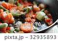 Fried vegetables in a frying pan 32935893