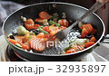 Fried vegetables in a frying pan 32935897