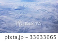 Traveling by air. View through an airplane window. 33633665