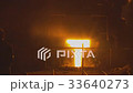 Molten hot steel pouring and workers 33640273