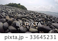 Pebble rocks on beach 33645231
