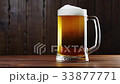 Pouring Beer In The Glass (Mug). 33877771