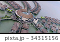 Aerial view: Overwater cottage, turn 3 34315156