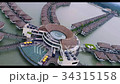Aerial view: Overwater cottage, turn 5 34315158