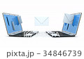 Two laptop and e-mail, loop 34846739