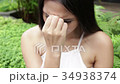woman with negative expression or feeling 34938374