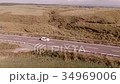 大地を走る車 ドローン空撮 : 熊本 阿蘇 34969006