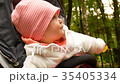 Girl in a striped hat 35405334