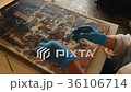 Artist, Working in the Studio, Restores the Icon 36106714