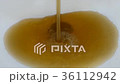 Dirty polluted  running water falling to sink 36112942