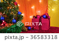 Christmas Tree decorated and gift box 36583318