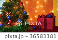 Christmas Tree decorated and gift box 36583381
