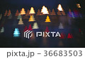 Motion lights in shape of Christmas tree. 36683503