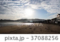 早朝の浦富海水浴場　鳥取 37088256
