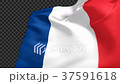 法國國旗背景透明循環視頻素材（帶alpha通道） 37591618