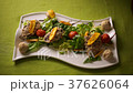 Cutlets from chicken liver in sesame, laid out on 37626064