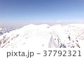 冬の谷川岳　空撮　主稜線の遠望 37792321