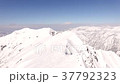 冬の谷川岳　空撮　 37792323