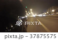 Fast city drive night road POV timelapse left side 37875575