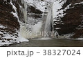Waterfall in the winter 38327024