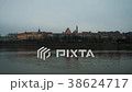 Twilight over the old city in Warsaw - timelapse 38624717