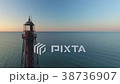 Old rusty lighthouse on the island Dzharylgach 38736907