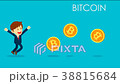 Businessman are happy at the bitcoin prices up. Cr 38815684