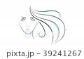 Beautiful girl head animation in PNG format with 39241267