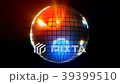 3d animation of turning disco ball  39399510