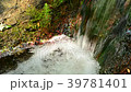 Small brook or river with tiny waterfall 39781401
