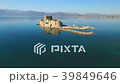 Castle on an island in the sea of Greece, near the 39849646