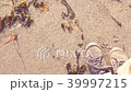 Slow motion of sandy beach walking with shoes 39997215