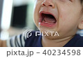 slow motion little baby boy crying with tears 40234598
