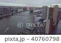 4k Aerial of Rotterdam skyscrapes and bridge 40760798