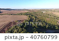 Drone shot of a sunny Italian hilly landscape 40760799