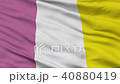 Closeup Ath city flag, Belgium 40880419
