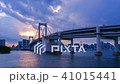 Tokyo Odaiba From evening to night, time lapse. 41015441