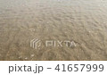Soft wave of blue ocean on sandy beach 41657999