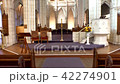 shot of religious chapel or funeral home  42274901