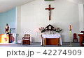 shot of religious chapel or funeral home  42274909