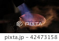 Melting of silver by a blowtorch 42473158